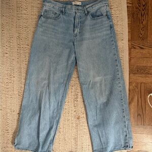 Abercrombie Ultra Loose Low Rise Blue Denim Jeans
